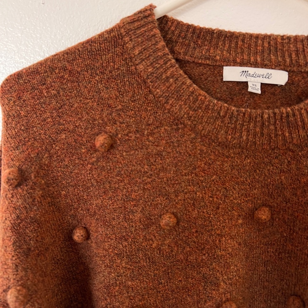 Madewell bobble Pom Pom sweater - Picture 2 of 5